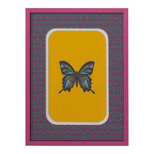 Jonathan Adler x Michaels 4" x 6" Pink Greek Key Matted Metal Tabletop Frame